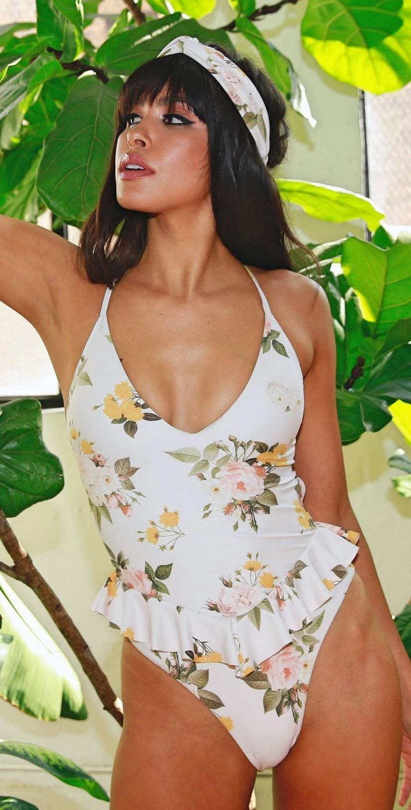 P2F Dita One Piece Swimsuit In Vintage Rose 1 P2F Dita One Piece Swimsuit In Vintage Rose