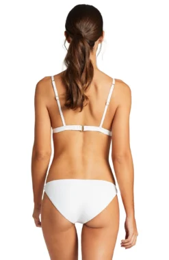 Vitamin A EcoLux Luciana Full Cut Bikini Bottom In White