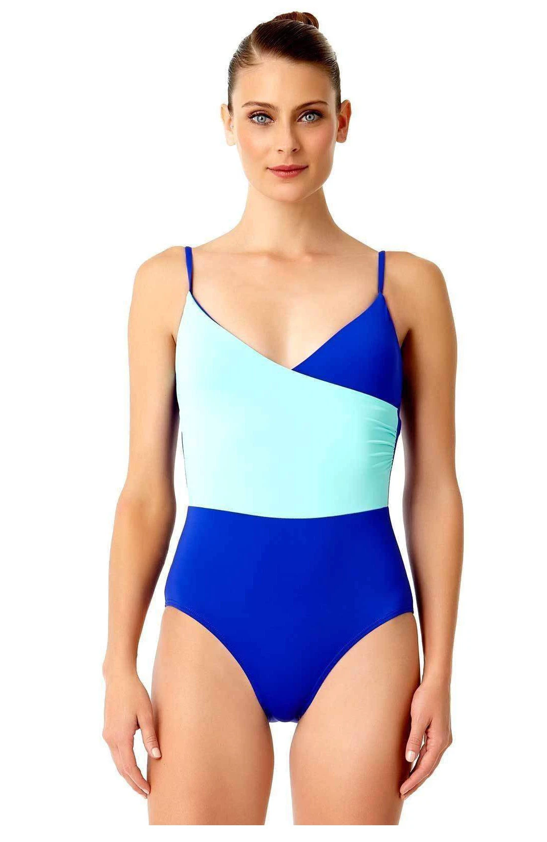 Anne Cole Live In Color Wrap Front One Piece Swimsuit 1 Anne Cole Live In Color Wrap Front One Piece Swimsuit