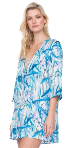 Gottex Exotic Paradise Tunic Cover Up -Sunflai Swimwear Shop 19EP622086 S