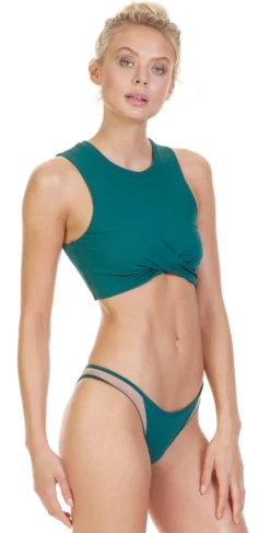 Tori Praver Manon Fine Rib Bikini Bottom In Emerald -Sunflai Swimwear Shop 1S19SBMNNR EMR 3 2e673730 b6bb 4ac1 b828 06c08b997c0e