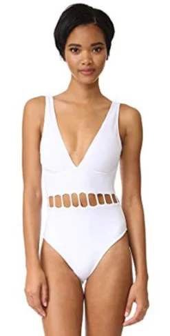 Peixoto The Jade One Piece Swimsuit In White 31702L-S18-WHT