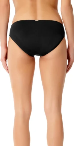 Anne Cole Live In Color Retro Scoop Bikini Bottom -Sunflai Swimwear Shop 20MB30101 BLK B 1
