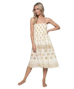 PQ Swim Haven Evie Smocked Cover Up -Sunflai Swimwear Shop 2 81814784 9693 4557 9d26 2534bc4c272b