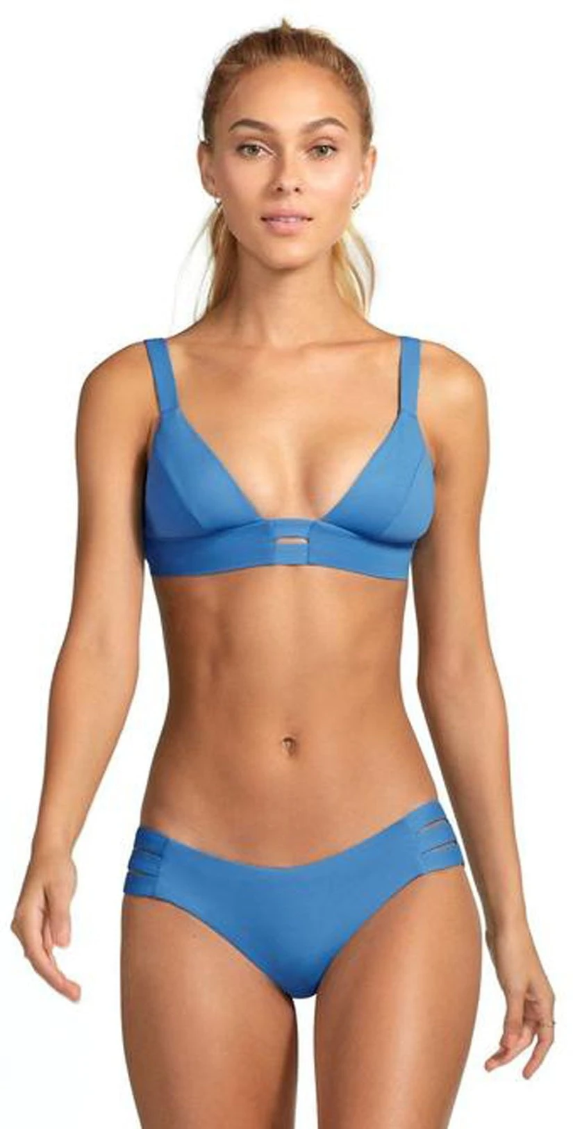 Vitamin A EcoLux Emelia Triple Strap Bottom In Mediterranean Blue 2 Vitamin A EcoLux Emelia Triple Strap Bottom In Mediterranean Blue - Image 2