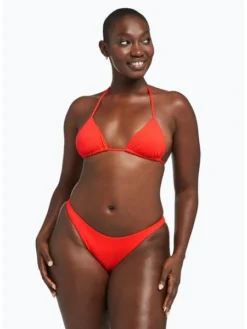 Vitamin A Gia Triangle Top In Poppy Ecolux -Sunflai Swimwear Shop 47TR 812B ECPO 2792