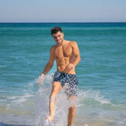 Bermies Mens Swim Trunk In Banana 2.0 -Sunflai Swimwear Shop 5