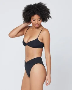 Nancy Lee Bikini Bottom 20 Nancy Lee Bikini Bottom -Sunflai Swimwear Shop 5900262 LSRIT21 BLK LSNLB21 BLK SIDE 2