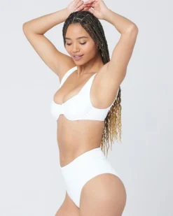 Tori Bikini Top 10 Tori Bikini Top -Sunflai Swimwear Shop 5966427 LSTRT21 LSLKC21 WHT FULL V