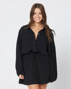 Amelia Dress -Sunflai Swimwear Shop 6117671 AMEDR22 BLK K 1