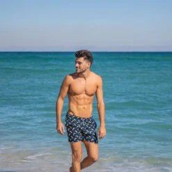 Bermies Mens Swim Trunk In Banana 2.0