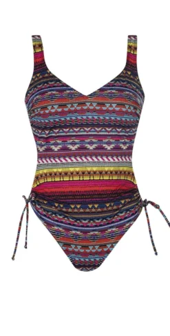 Sunflair Craft Color Print One Piece Swimsuit -Sunflai Swimwear Shop 72111 3