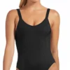Vitamin A EcoRib Leah Full Coverage One Piece Swimsuit In Black