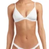 Vitamin A EcoLux Moss Bikini Top In White