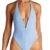 Vitamin A Demi One Piece Swimsuit In Hamptons Stripe 803M HAM