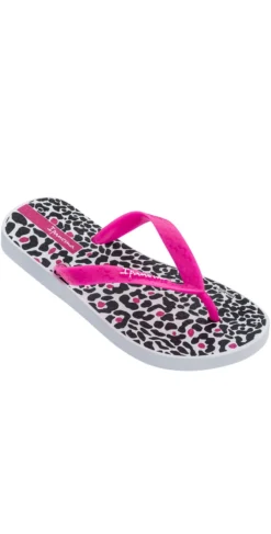 Ipanema Tropics Kid Flip Flop In White/Pink/Black