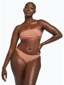 Vitamin A Mila Bandeau Bikini Top In Pink Sands -Sunflai Swimwear Shop 902T 160NB PSSR 1 2