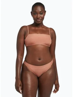 Vitamin A Mila Bandeau Bikini Top In Pink Sands -Sunflai Swimwear Shop 902T 160NB PSSR 2268 1