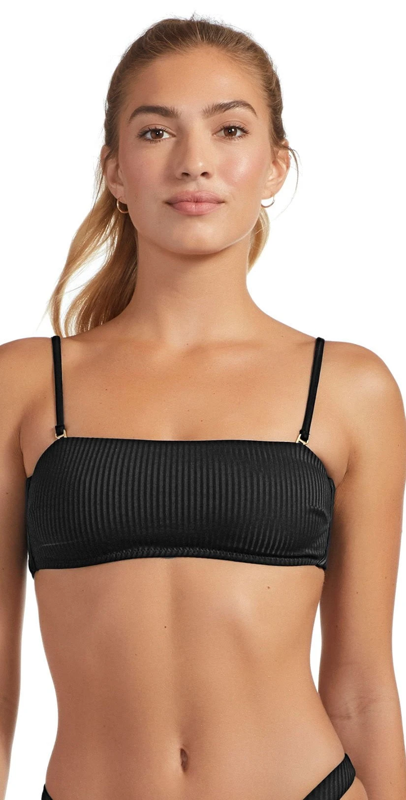 Vitamin A EcoRib Mila Bikini Top In Black 5 Vitamin A EcoRib Mila Bikini Top In Black - Image 5