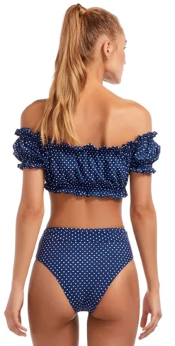 Vitamin A Lola Bikini Bottom In Rumba Dots