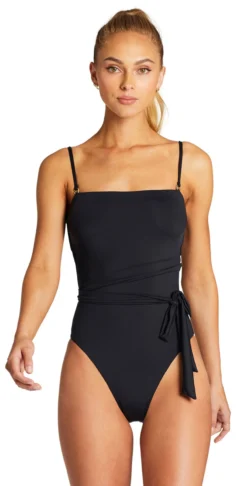 Vitamin A EcoLux Marylyn One Piece Swimsuit In Black