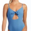 Vitamin A EcoRib Alma One Piece Swimsuit In Mediterranean Blue