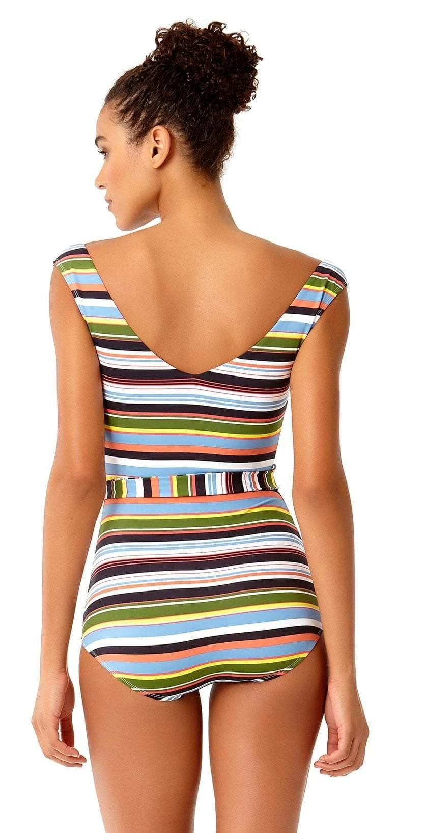 Anne Cole Studio Over The Shoulder Sash One Piece Swimsuit 2 Anne Cole Studio Over The Shoulder Sash One Piece Swimsuit - Image 2