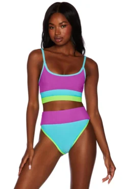 Beach Riot Emmy Bottom In Fluorescent Colorblock -Sunflai Swimwear Shop BR8104C COFL FRONT 1024x1024 6999b55d 561b 46d6 a34f 6d3f477c163b