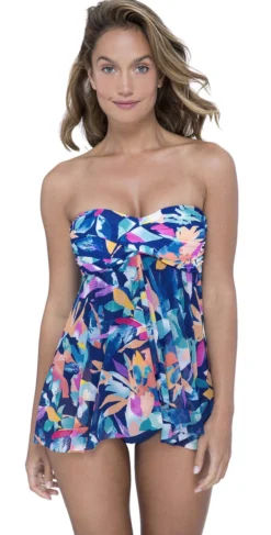 Profile By Gottex Bermuda Breeze Flyaway One Piece Swimsuit