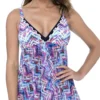 Profile By Gottex Fantasia Flyaway One Piece Swimsuit