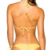 Luli Fama Costa Del Sol Tie Side Bikini Bottom In Banana