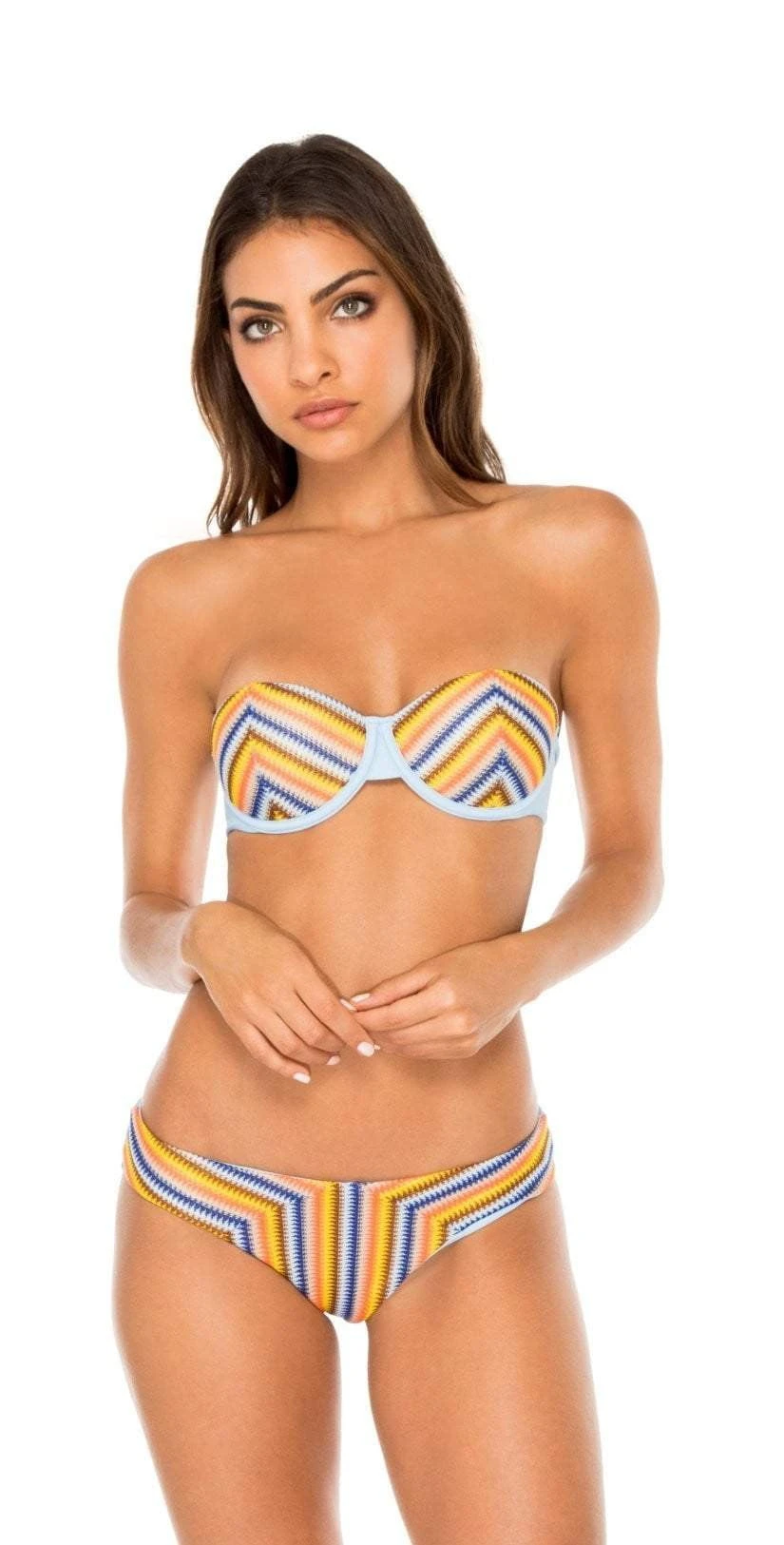 Luli Fama Plaza Espana Alegria Underwire Bandeau Bikini Top 1 Luli Fama Plaza Espana Alegria Underwire Bandeau Bikini Top