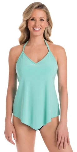 Magicsuit Gigi Tankini Top In Pool Blue 6003067-PBL 6 Magicsuit Gigi Tankini Top In Pool Blue 6003067-PBL -Sunflai Swimwear Shop Magicsuit 6003067 Solid Gigi POL 019 F 93392fb9 c096 4e52 b9ce 4d20d6bceb04