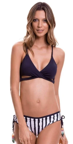 Milonga Geo Top In Black 006