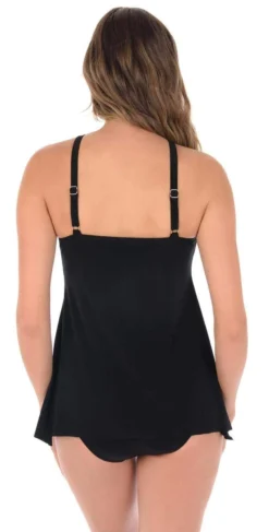 Miraclesuit Fold Over Bottom In Black 6503102-BLK