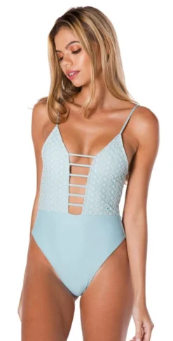 Montce Crochet Caged One Piece In Aqua Marine -Sunflai Swimwear Shop Montce Aquamarine crochet cage one piece f5a29c46 b193 4a8c 99d6 d253a2a4e376