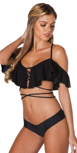 Montce Palmilla La Caletta Top In Black -Sunflai Swimwear Shop Montce Negra Palmilla Caletta bikini cba2ee38 29a7 4c65 9d46 65f796e502b6