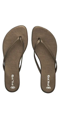 PilyQ Solid Bronze Sandals FFC001-BRNZ