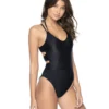 PQ Swim Midnight Gold Zoe One Piece In Black