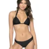 PQ Swim Midnight Isla Triangle Bikini Top