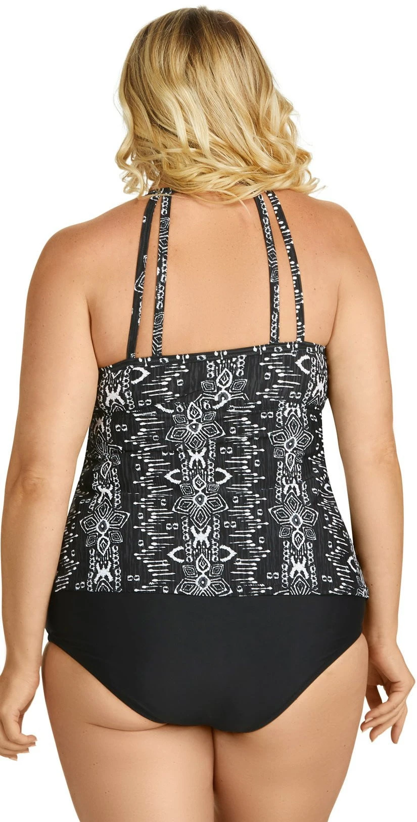Raisins Boa Tankini Top In Black Y840136-BLK 2 Raisins Boa Tankini Top In Black Y840136-BLK - Image 2