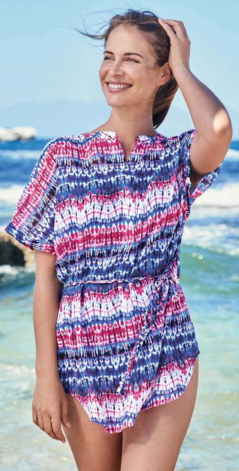 Rosa Faia By Anita Indigo Dye Tunic 8152-009 1 Rosa Faia By Anita Indigo Dye Tunic 8152-009