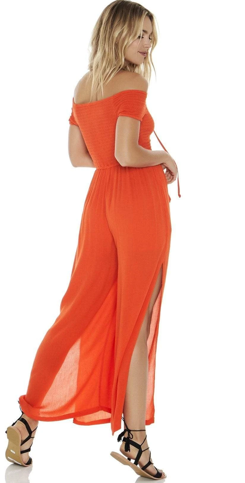 L Space Sao Paulo Romper In Poppy SAPJU18-POP 2 L Space Sao Paulo Romper In Poppy SAPJU18-POP - Image 2