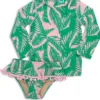 Shade Critters Girls Palm Reader Rash-Guard Set