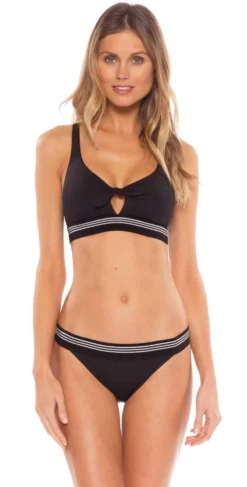 Becca Synergy Bralette Bikini Top In Black