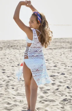 PQ Swim Water Lily Little Joy Girls Lace Cover Up 5 PQ Swim Water Lily Little Joy Girls Lace Cover Up -Sunflai Swimwear Shop Screenshot 2020 02 20 14.21