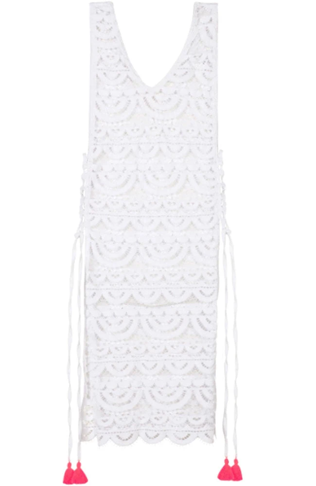 PQ Swim Water Lily Little Joy Girls Lace Cover Up 2 PQ Swim Water Lily Little Joy Girls Lace Cover Up - Image 2