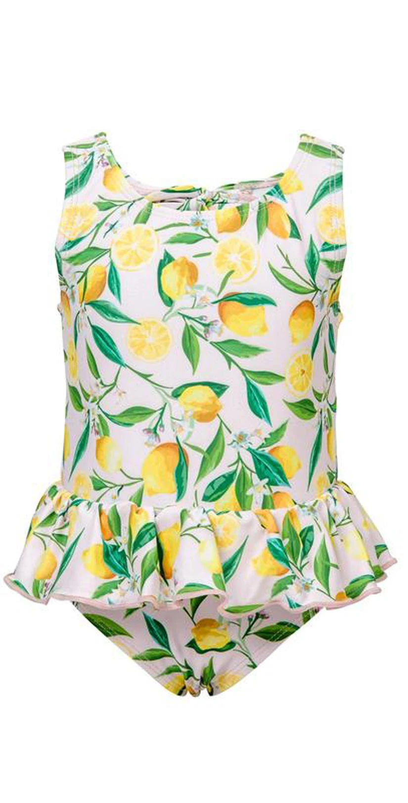 Snapperrock Little Girl's Lemon Skirted Swimsuit G13078 3 Snapperrock Little Girl's Lemon Skirted Swimsuit G13078 - Image 3