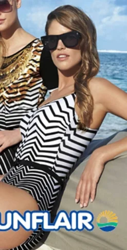 Sunflair Easy Line V-Neck One Piece Swimsuit