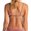 Vitamin A Carmen Ribbed Bikini Bottom In Dusty Rose